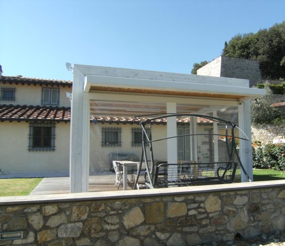 GAZEBO A PIANTA RETTANGOLARE 